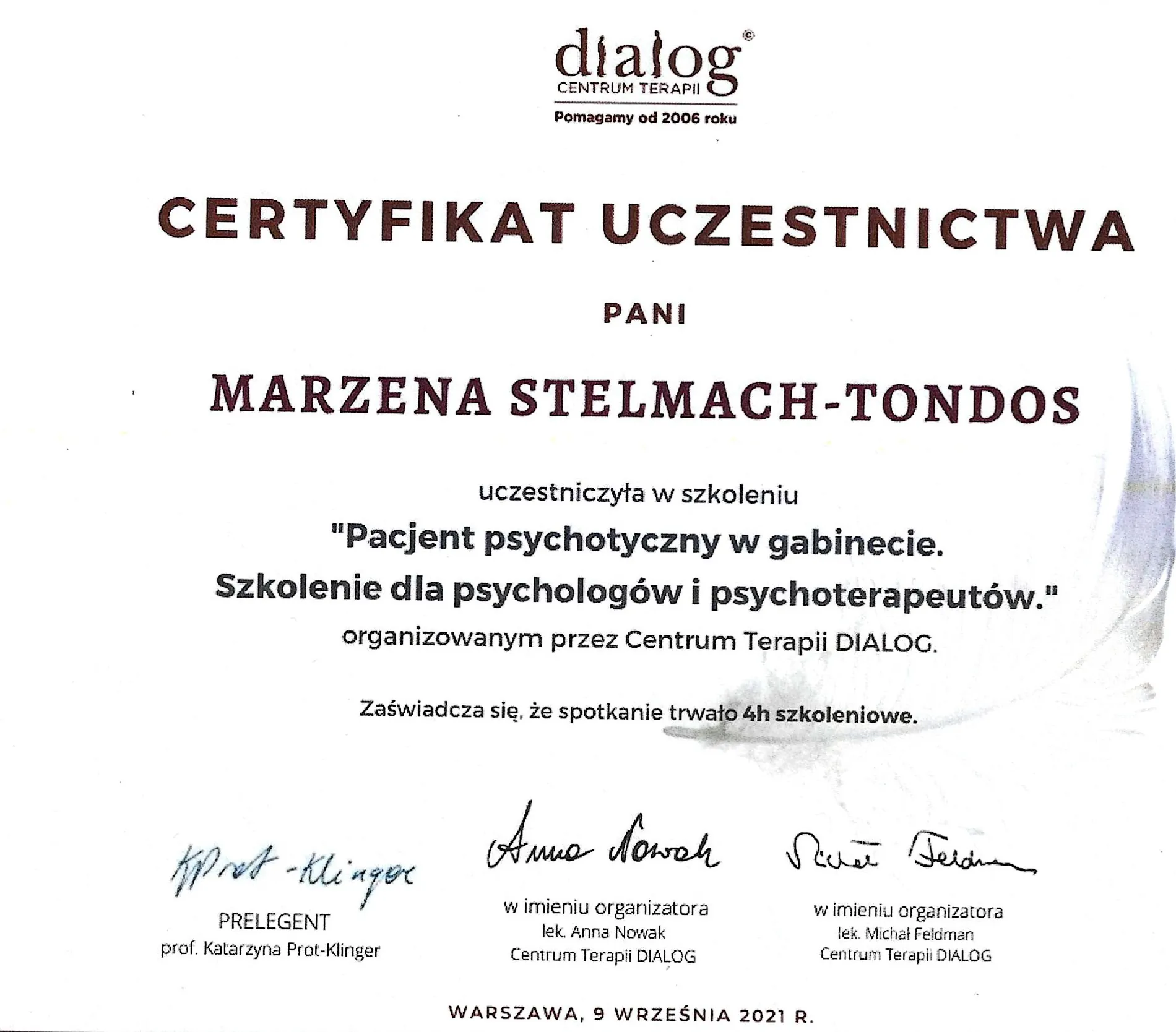 Stelmach-Tondos Marzena