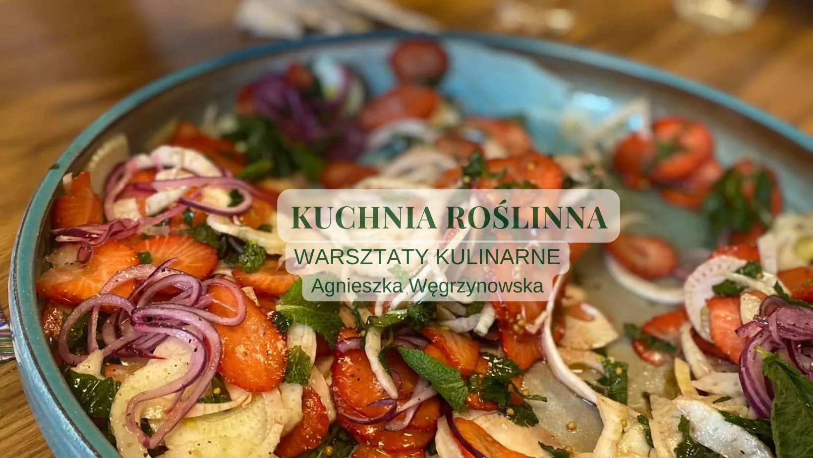 W każdą sobotę lutego w godz. 18.00-20.00 odbywają się dwugodzinne warsztaty kuchni roślinnej z Agnieszką Węgrzynowską